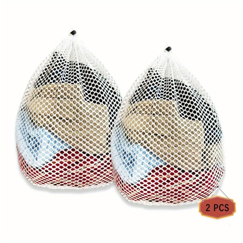 Fine Mesh Laundry Bags 15.75 x 19.69 Inch Pack of 2 for Washing Machines - Image 1