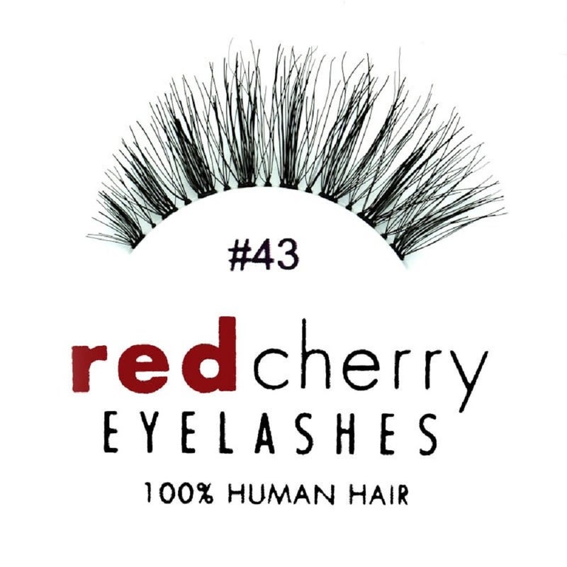 Red Cherry False Eye Lashes #43 (6 Pack) - Image 3