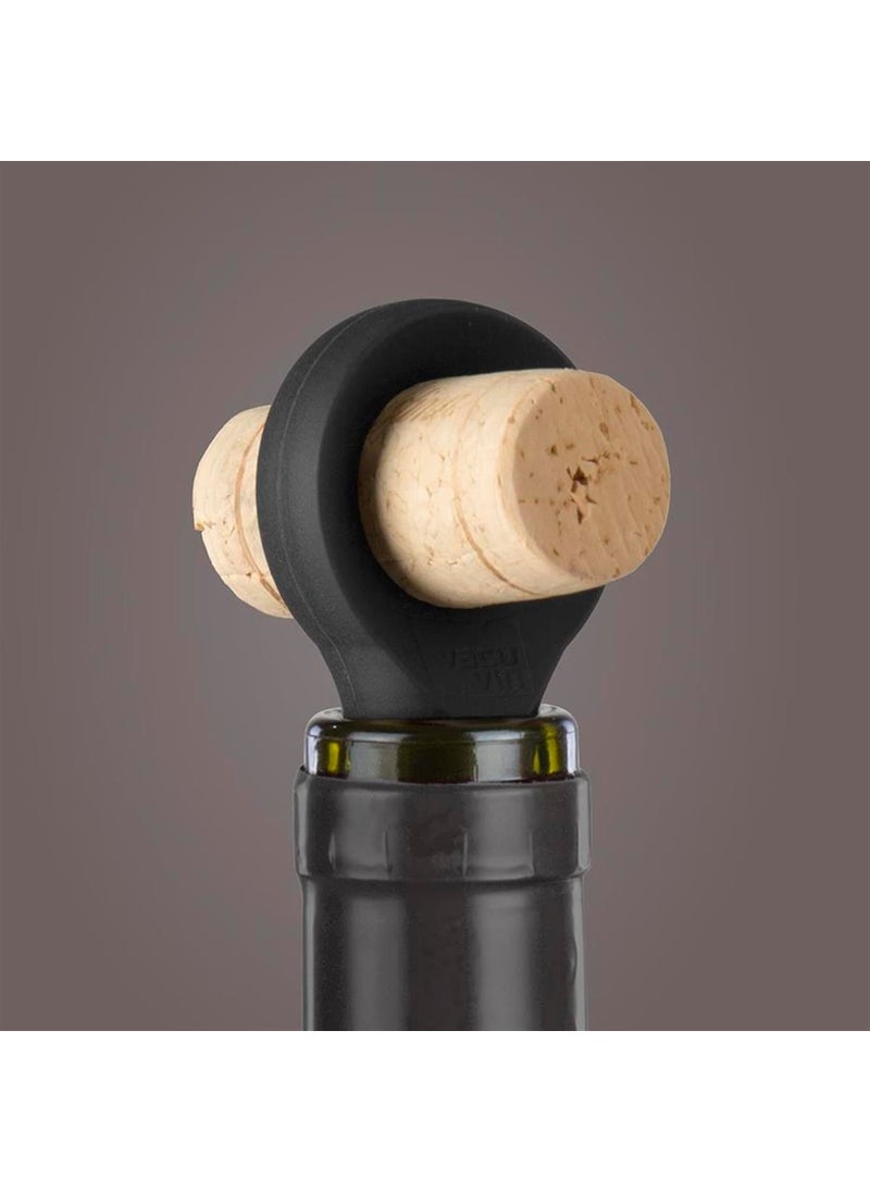 Vacu Vin - Bottle Stopper Black 2 pieces - Image 1