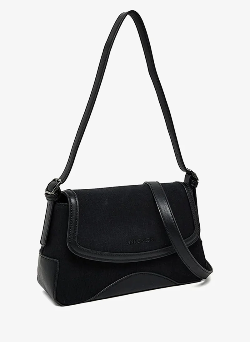 Anne Klein  Anne Klein Contrast Trim Flap Shoulder Bag for Women | Best Price UAE