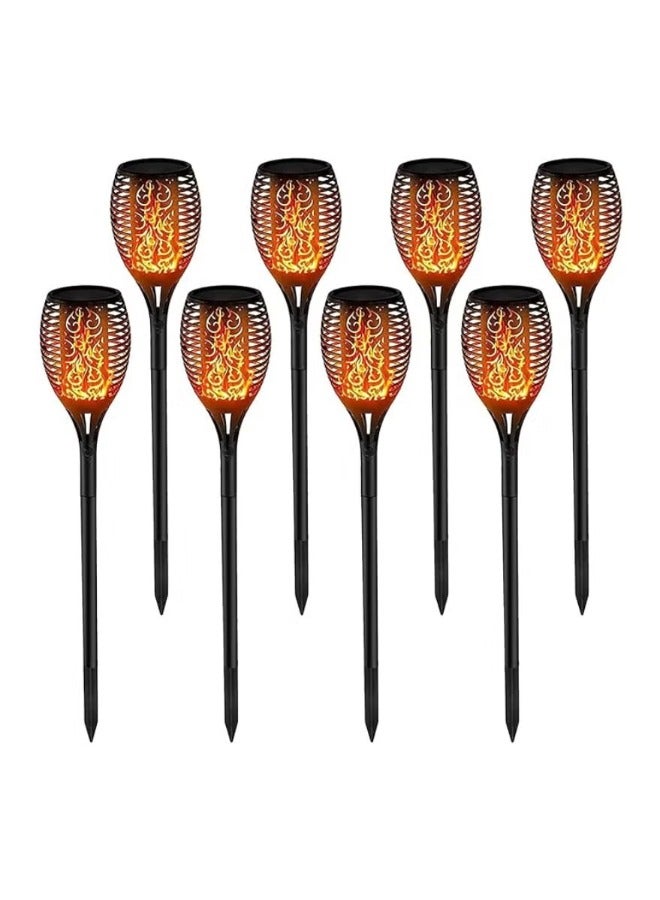 Solar Lights Upgraded Camping Light 58CM IP65 Waterproof Flickering Flames 33 LED Torches Lights Outdoor Solar Landscape Decoration Lighting Auto On/Off Pathway Lights For Garden Patio Yard 8 Pcs - Image 1