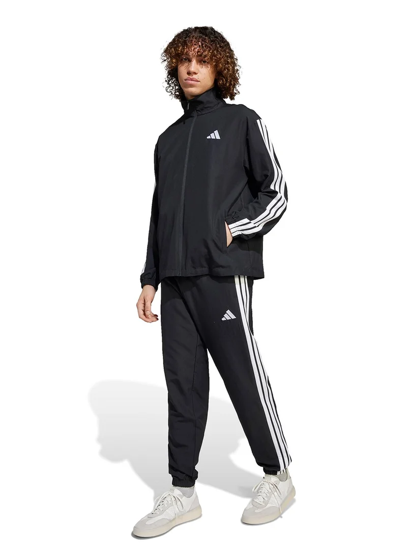 اديداس Adidas M 3S Wv Tt Ts Black Training Suits For Men S