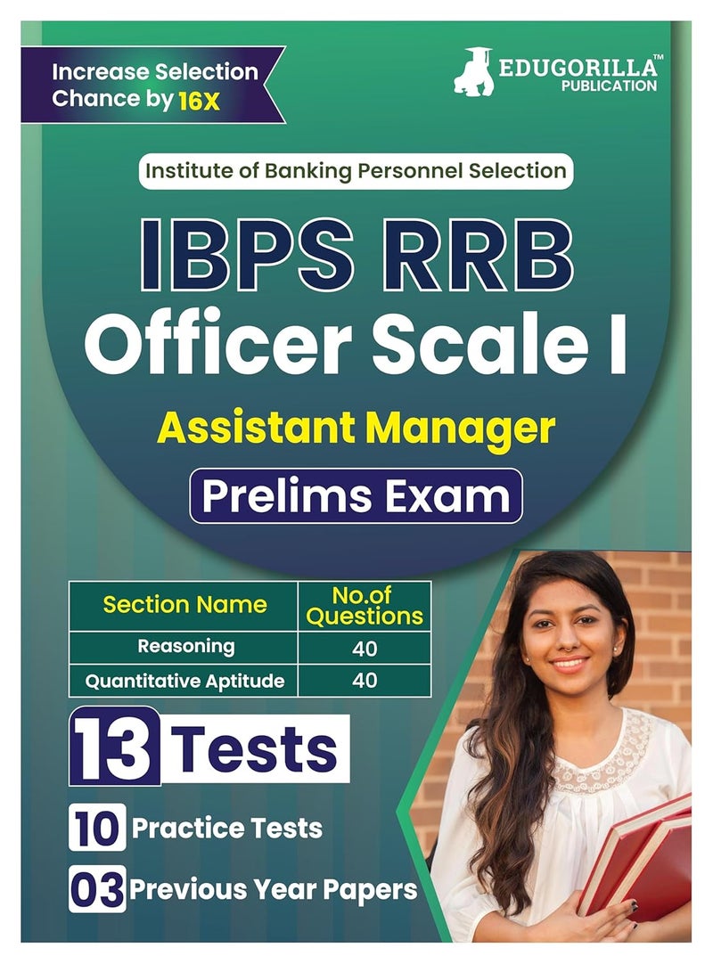 IBPS RRB Officer Scale-I Prelims Exam 2024 (English Edition) - 10 Full Length Mock Tests and 3 Previous Year Papers (Solved Questions) with Free Access to Online Tests  - Image 1