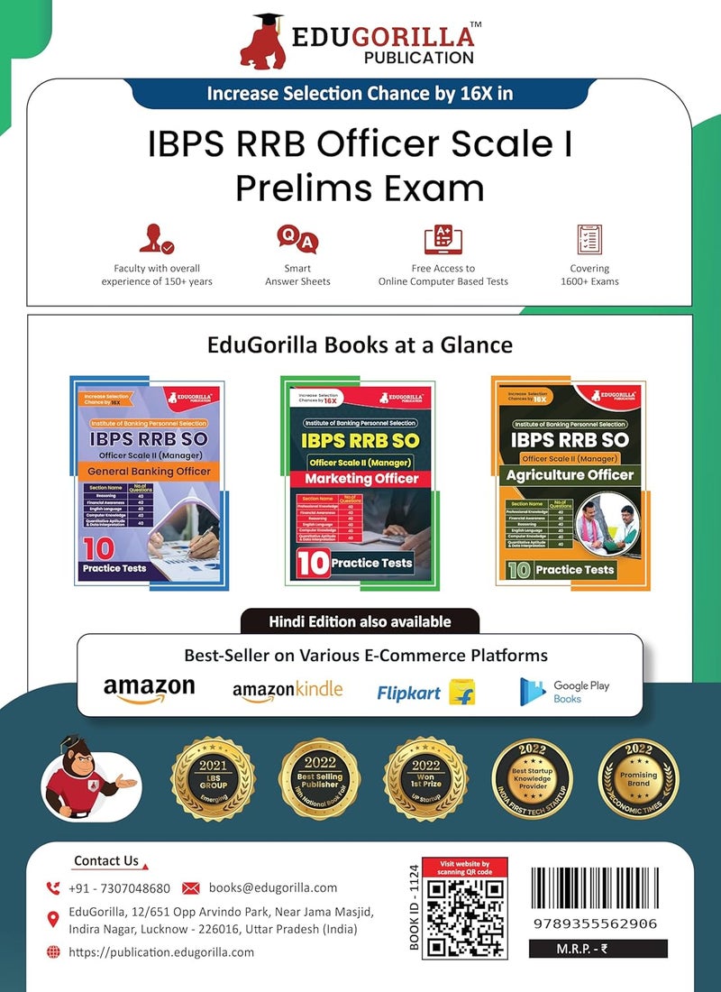 IBPS RRB Officer Scale-I Prelims Exam 2024 (English Edition) - 10 Full Length Mock Tests and 3 Previous Year Papers (Solved Questions) with Free Access to Online Tests  - Image 2