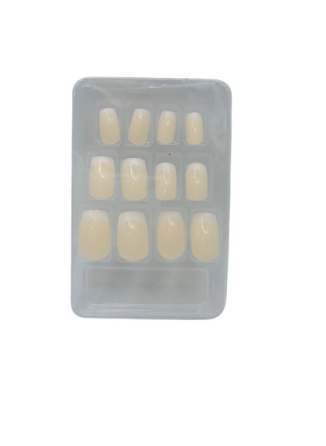 Generic Elegant Nails in Minutes: 12-Piece Fake Nail Set  - Image 1