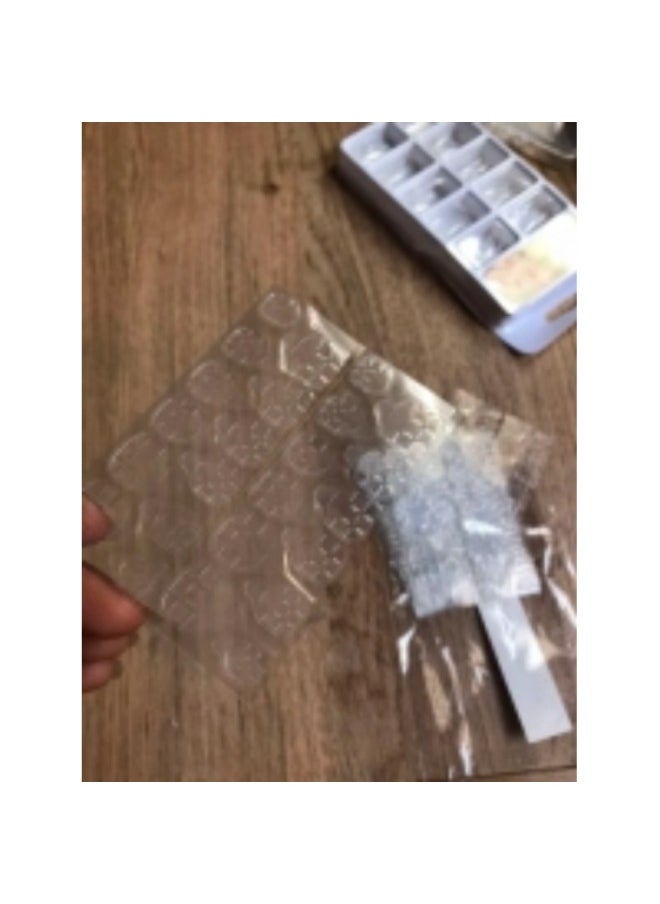 Generic Elegant Nails in Minutes: 12-Piece Fake Nail Set  - Image 3