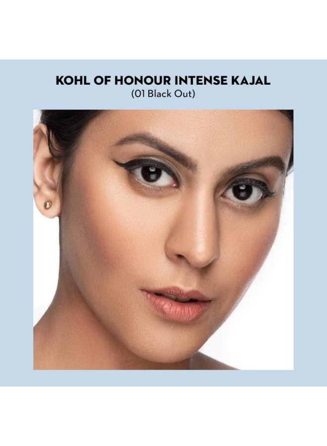 شوجر كوزماتيكس كحل كحل أوف هونور إنتنس مات من سوغار كوزمتكس | مقاوم للماء والتلطخ | يدوم حتى ١٠ ساعات | ٠.٢٥ غرام - ٠١ بلاك آوت - Image 4