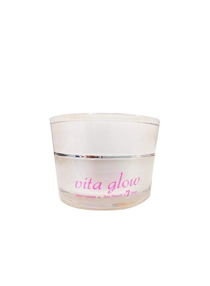 Vita Glow Skin Whitening Night Cream | Visible Results in 7 Days - Image 3