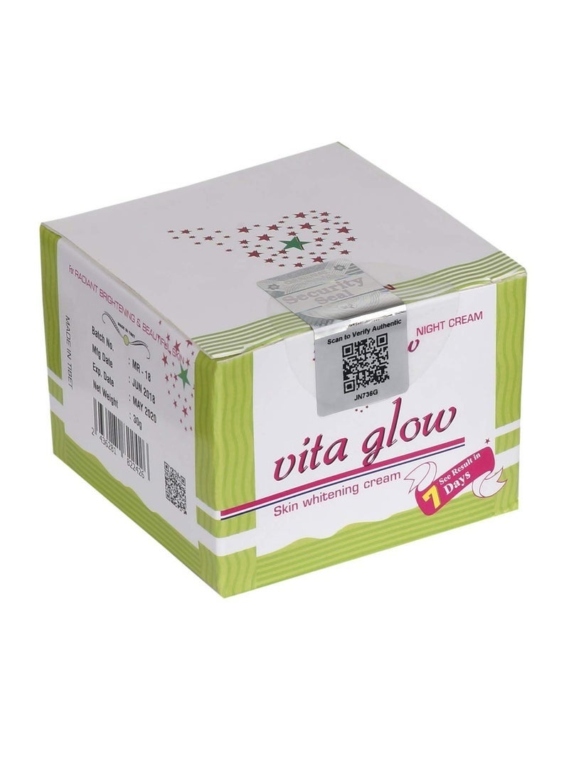 Vita Glow Skin Whitening Night Cream | Visible Results in 7 Days - Image 5