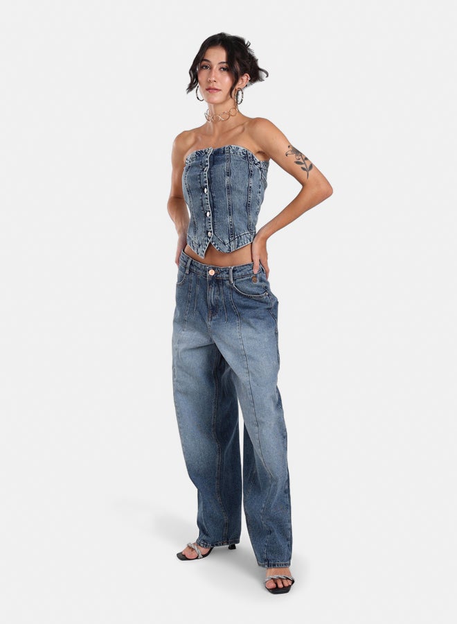 Clue Tailored Denim Vest  - Image 5