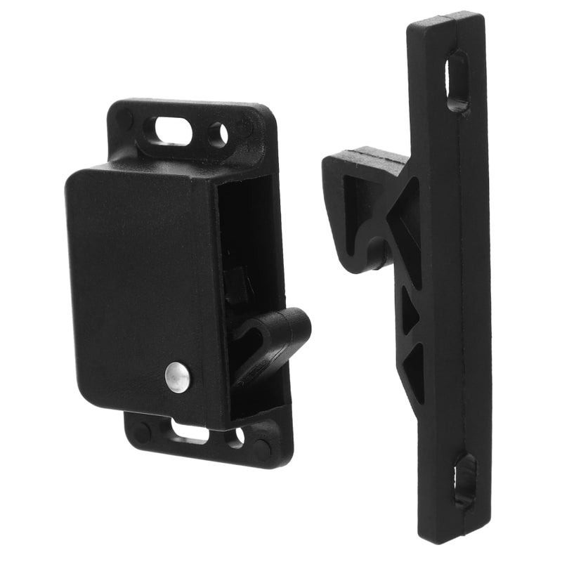 Push to Open Side Mounted Latch Set for RV Drawer Door Easy Installation Durable - Image 2