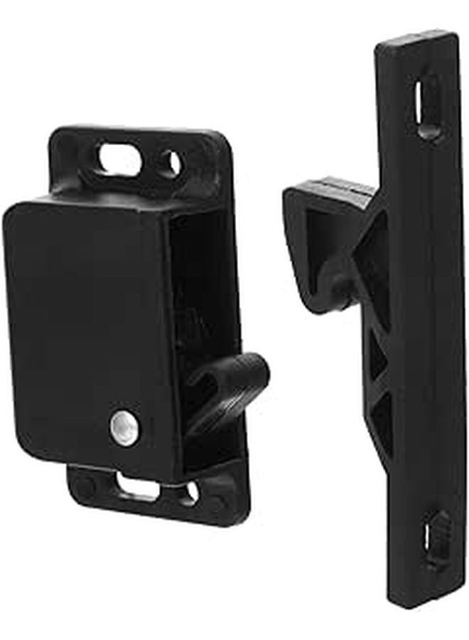 Push to Open Side Mounted Latch Set for RV Drawer Door Easy Installation Durable - Image 1
