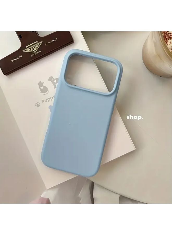 غطاء آيفون 16 أزرق فاتح - تصميم أنيق رفيع وبسيط - Image 1