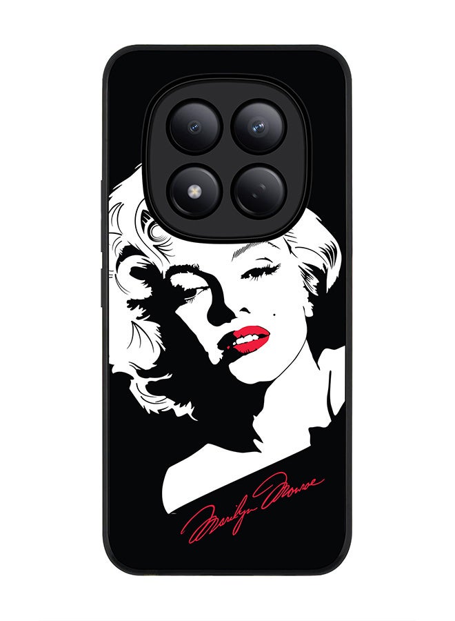 For Xiaomi Redmi Note 15 Pro 4G Case,Slim fit Camera Protection, Shockproof Thin Phone cover  - Marilyn Monroe