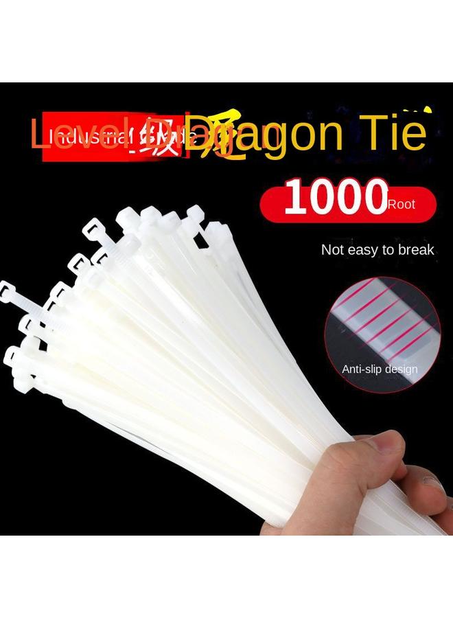 Bluejw Buckle Rope Cable Tie 10 Binding With Plastic Fixed Lock 00 Cable Tie Wire Large Self-locking - Image 2