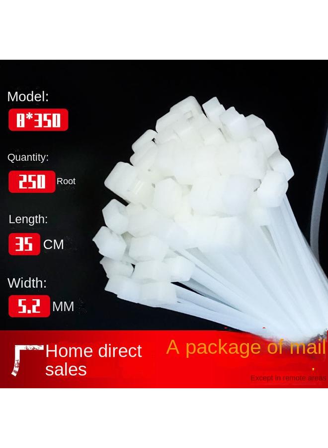 Bluejw Buckle Rope Cable Tie 10 Binding With Plastic Fixed Lock 00 Cable Tie Wire Large Self-locking - Image 1