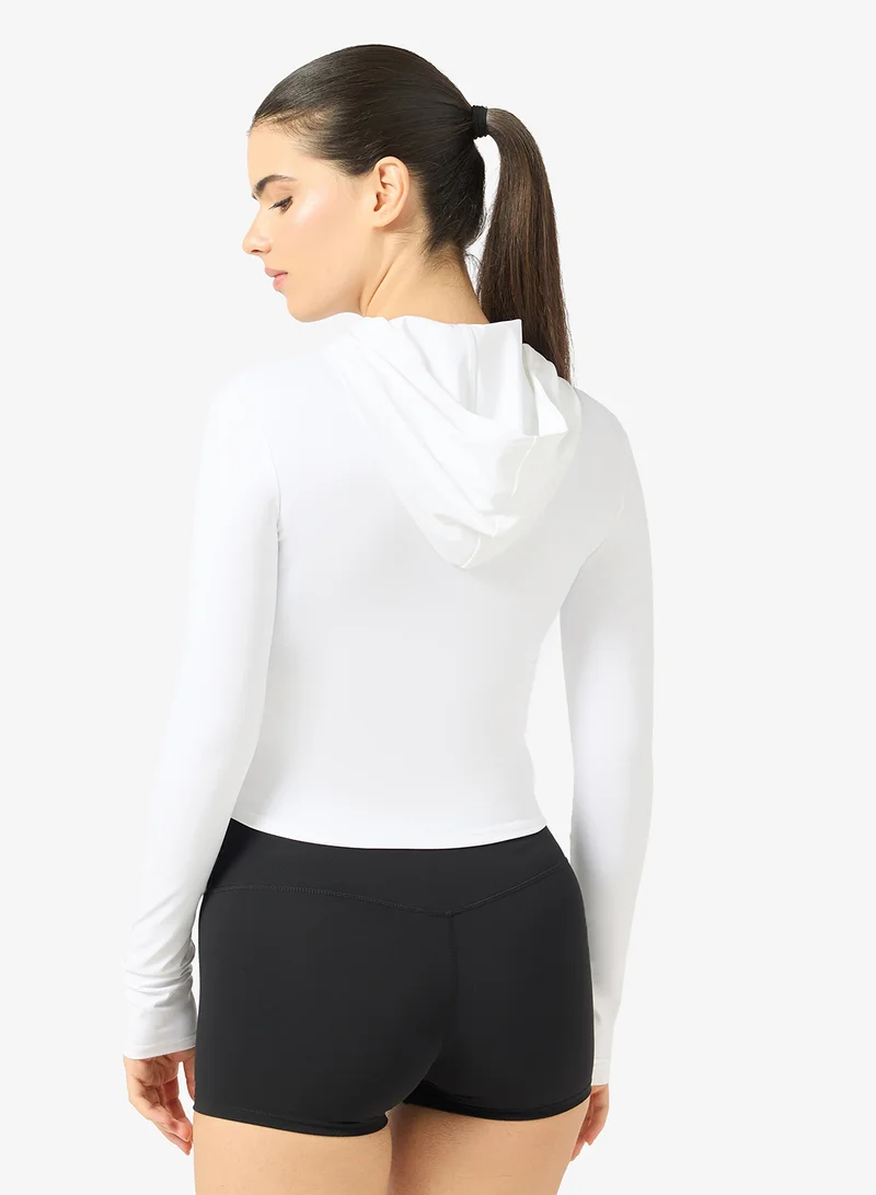 FRWD Fitted Sculpting Zip Thru Hoodie