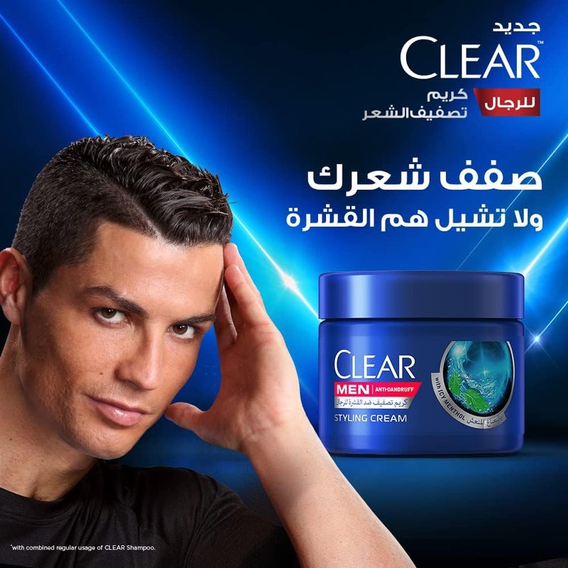 CLEAR Men Anti-Dandruff Styling Cream with Icy Menthol - Image 3