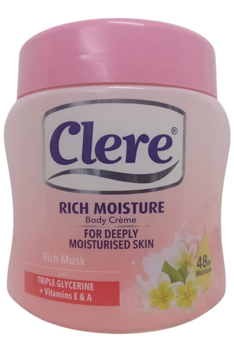 CLERE Musk Body Cream - 500ml