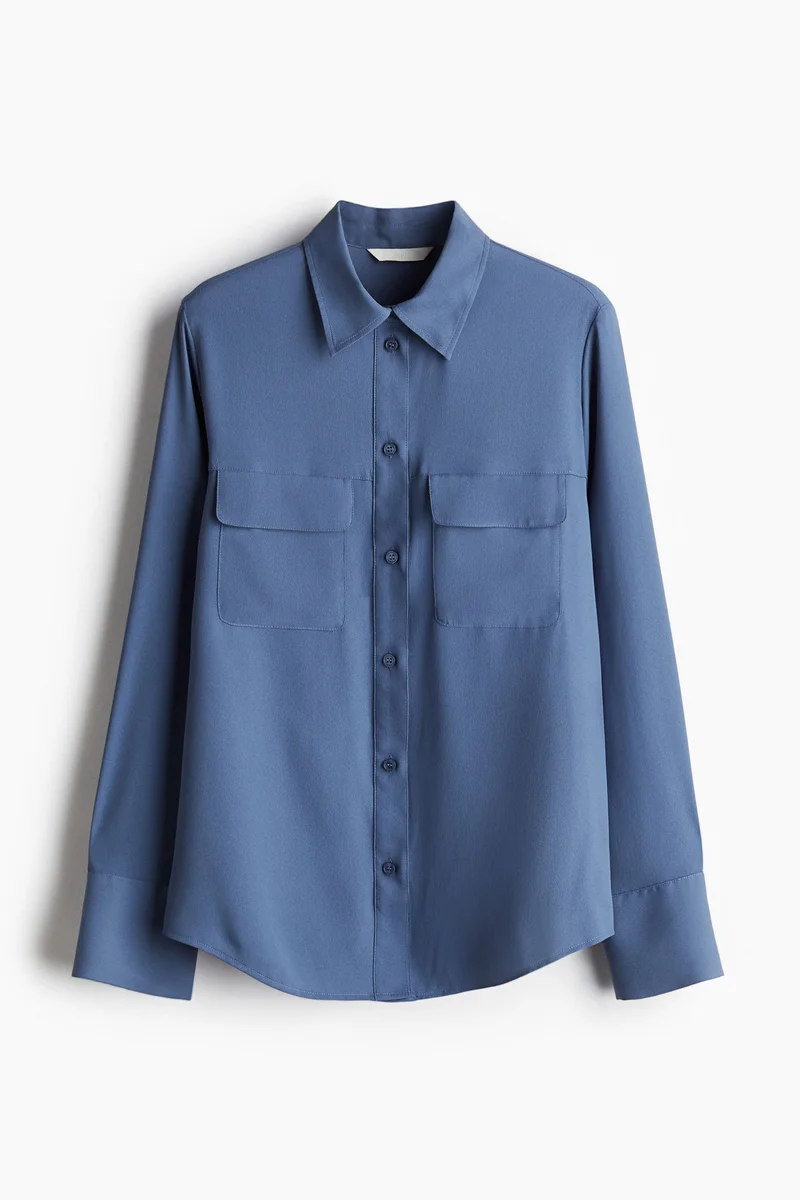 H&M Crêpe shirt