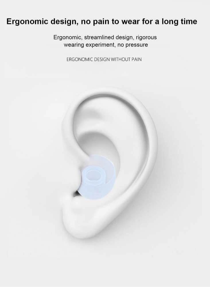 Soft Silicone Inner Earbud Covers 8 Pairs White Color Replacement Tips for Earphones - Image 3