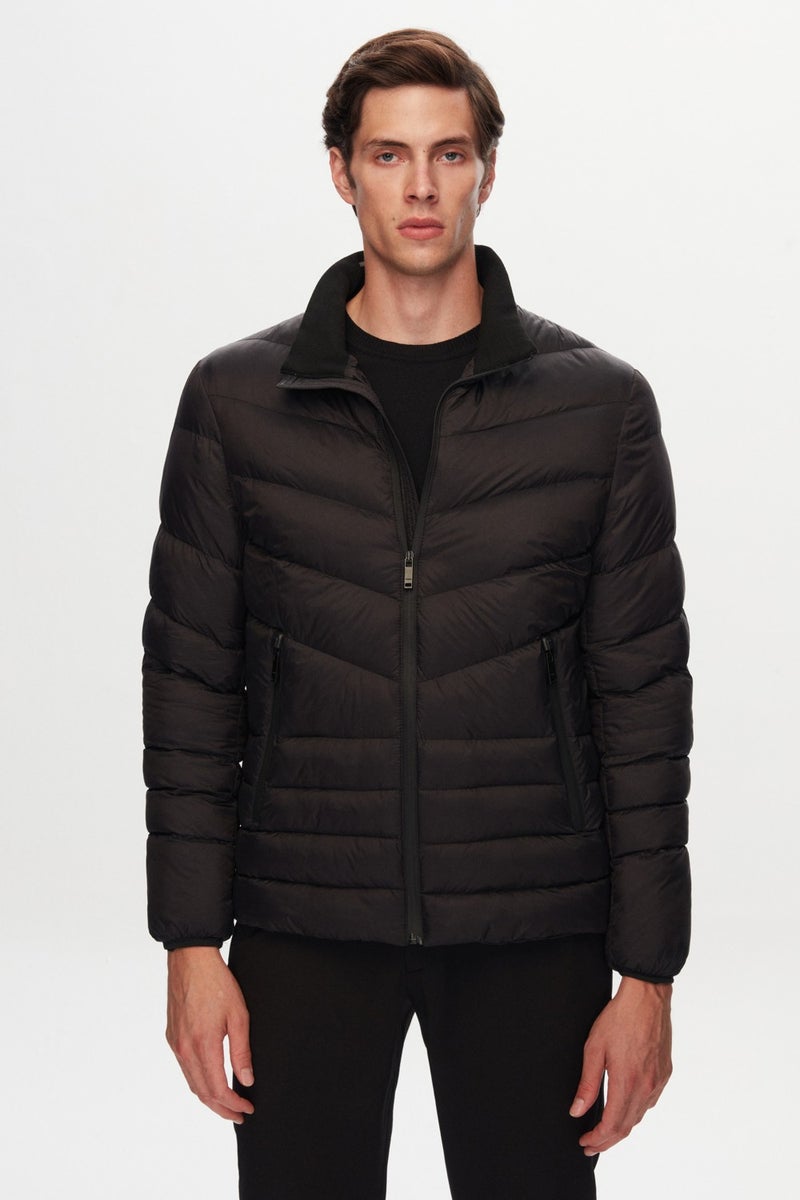 twn Slim Fit Black Coat 1EC0712210029  - Image 2