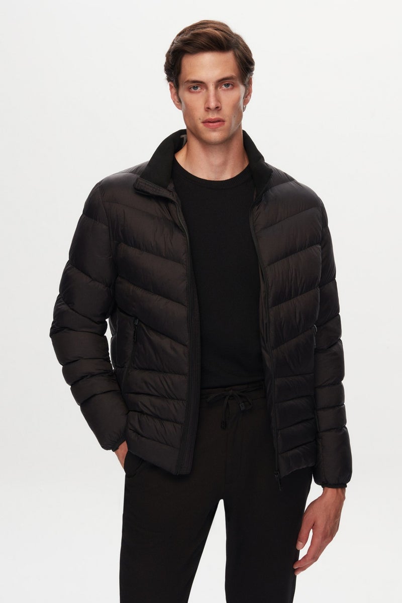 twn Slim Fit Black Coat 1EC0712210029  - Image 3