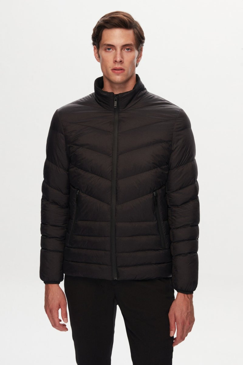 twn Slim Fit Black Coat 1EC0712210029  - Image 1