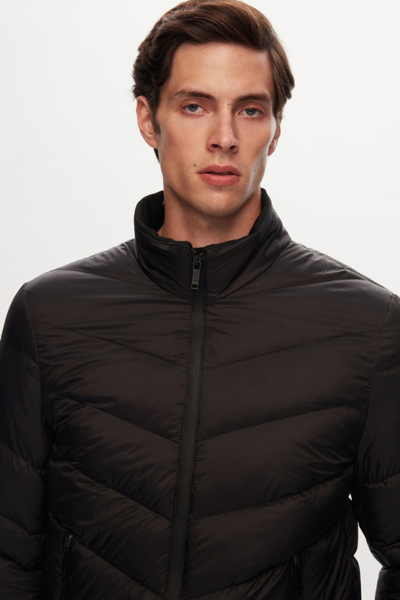 twn Slim Fit Black Coat 1EC0712210029  - Image 4