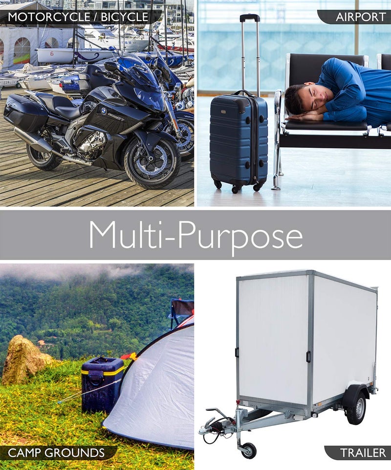 Fosmon 113db Bike Alarm with Remote, Motion Sensor Bicycle SOS Alarm, IP65 Waterproof Anti Theft Alarm System, Wireless Siren for E-Bike, Motorcycle, Scooter, Cart, Trailer - Image 5