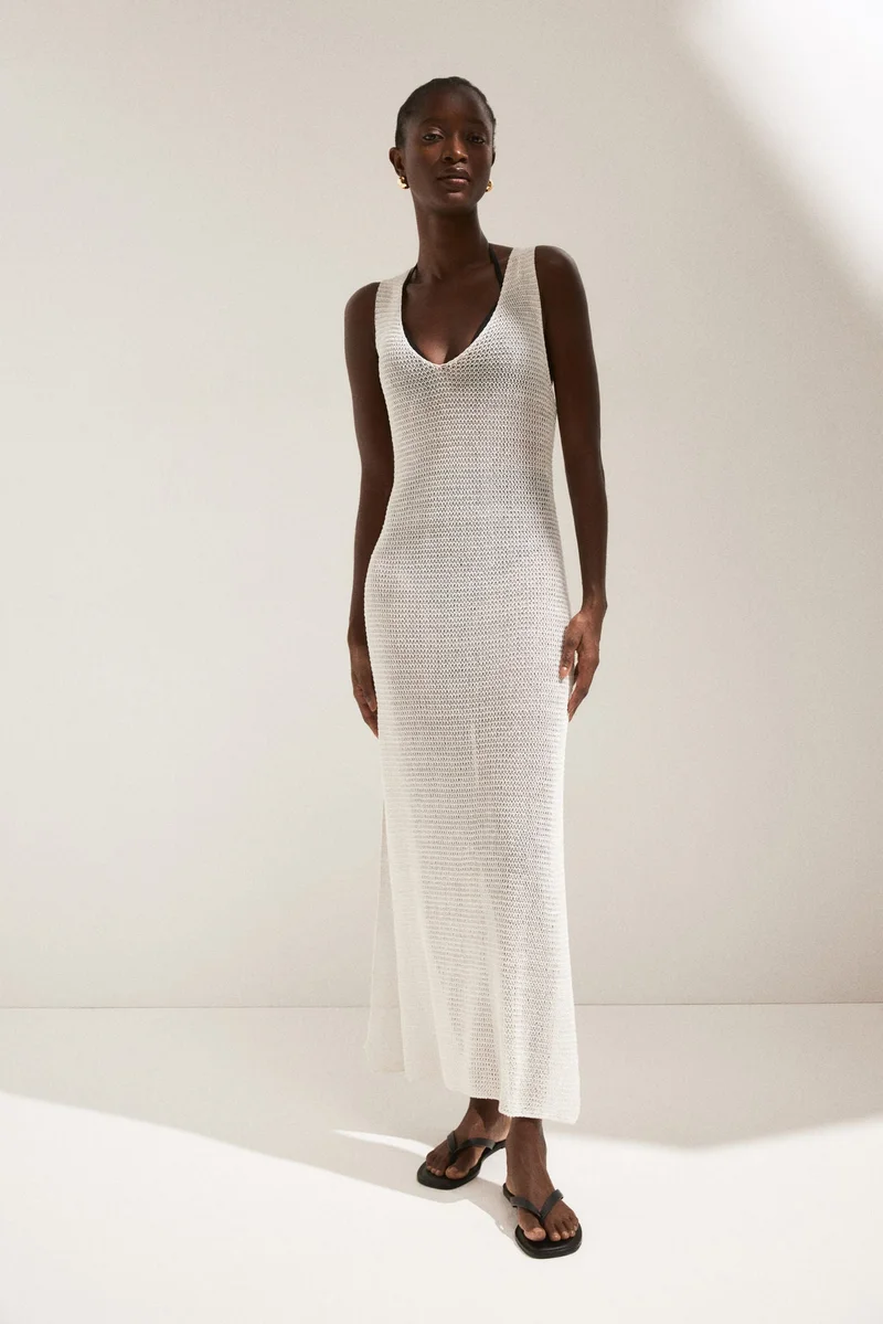 H&M Loose-knit beach dress