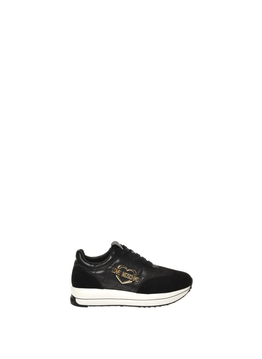 Love Moschino Lace Up Low Top Sneakers