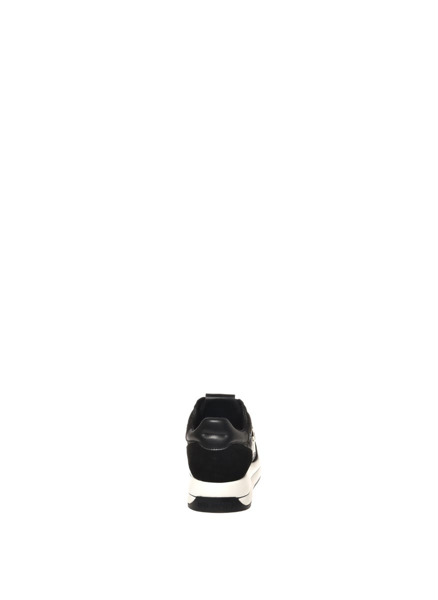 Love Moschino Lace Up Low Top Sneakers  - Image 2