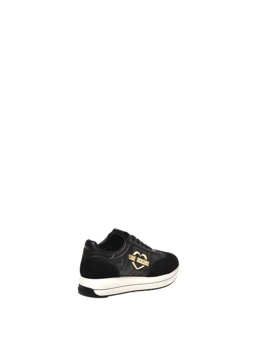 Love Moschino Lace Up Low Top Sneakers  - Image 3