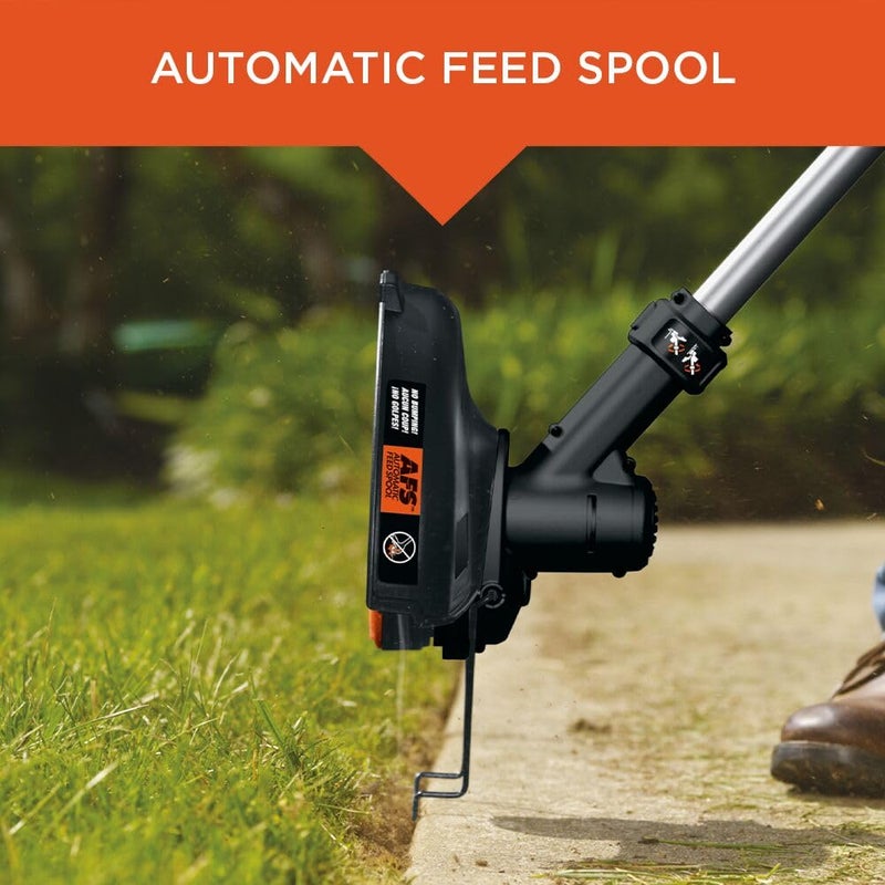 BLACK+DECKER 40V MAX String Trimmer and Lawn Edger, 13 Inch Weed Eater, Far Reach, Battery and Charger Not Included (LST136B) - Image 3