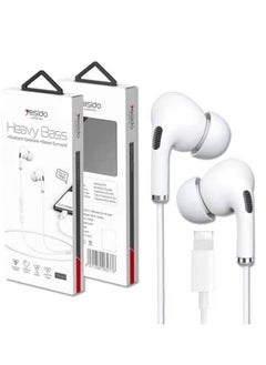 Yesido YH-34 Earphone - Lightning / White