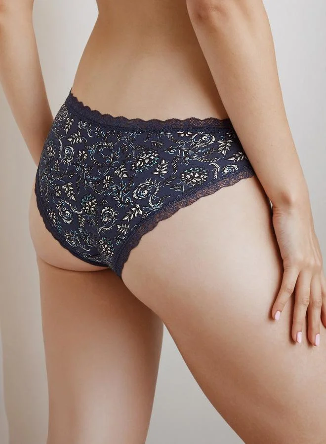 Splash FAV Bikini Briefs with Lace Trim