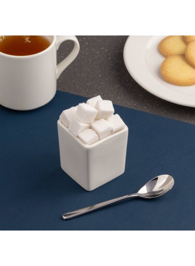 Ariane Premium Fine Porcelain Square Sugar Container 6.4cm Ivory - Image 3