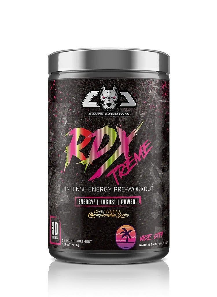 كور تشامبس Core Champs RDX XTREME - أفضل 30 حصة قبل التمرين - فايس سيتي