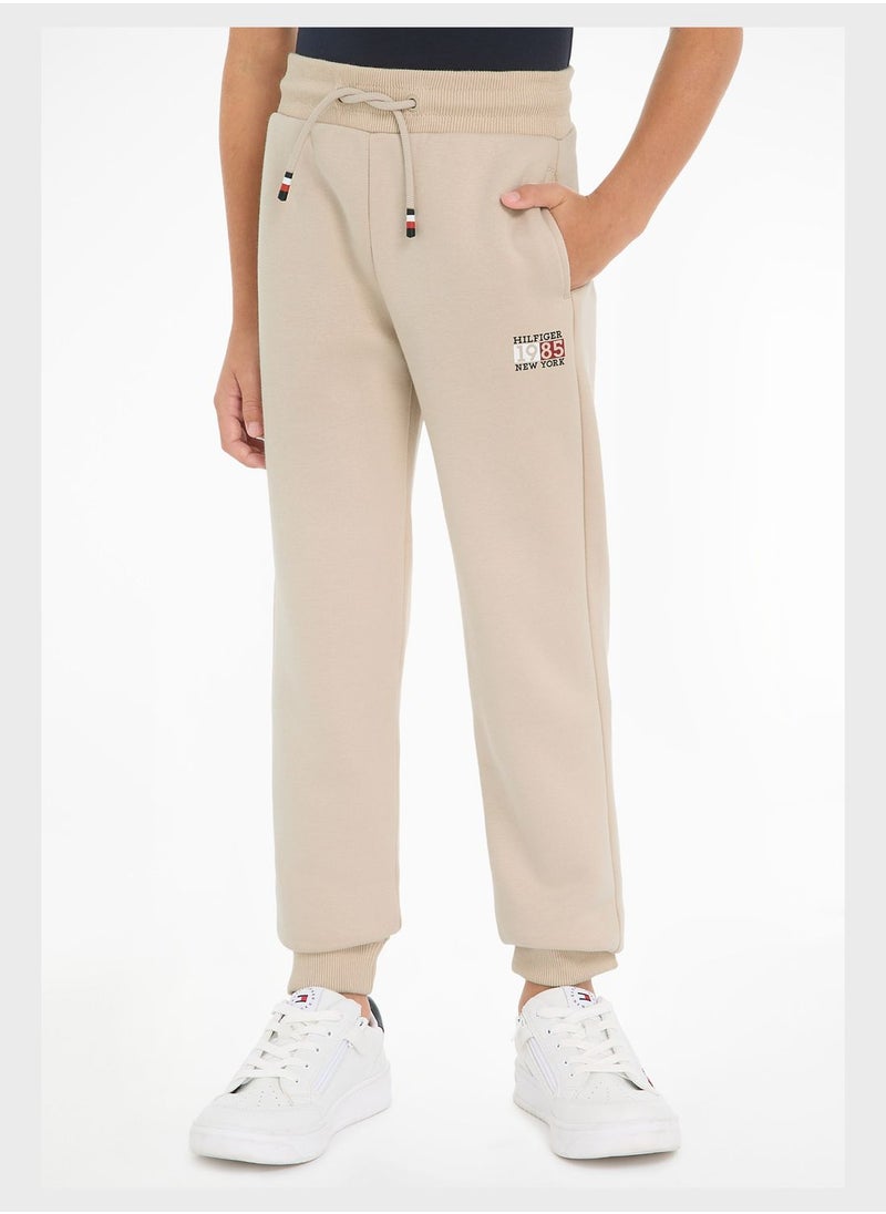 TOMMY HILFIGER - Kids Monogram Sweatpants - Image 1