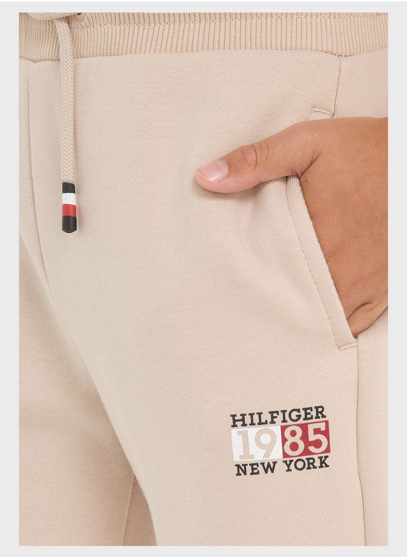 TOMMY HILFIGER - Kids Monogram Sweatpants - Image 1
