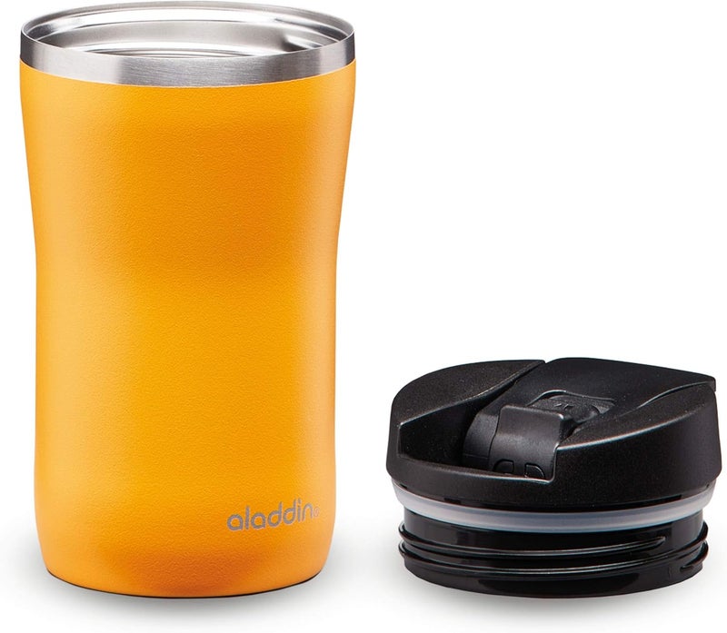 Aladdin Barista Café Thermavac Leak-Lock Stainless Steel Travel Mug 0.25L Sun Yellow - Image 3