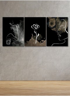 Marktna Decorative Wall Art Painting with a Woman design, 3 pieces, size 120x60 cm  - Image 1