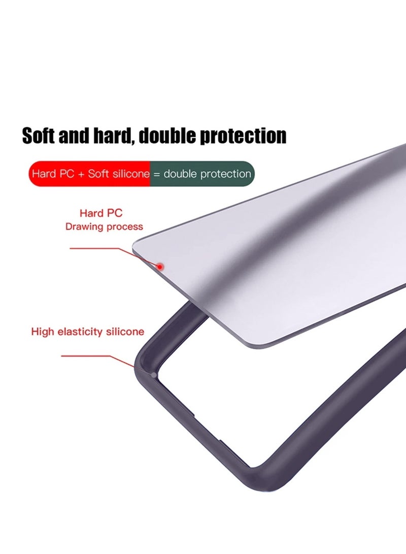 Wtech Hard Silicone Hybrid Translucent Slim Stylish Case Cover For Motorola Edge 50 Pro 5G 2024 Eggplant Purple - Image 5