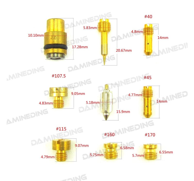 Damineding 4 sets CARBURETOR CARB REPAIR REBUILD KIT fit for 80-83 gs1100 gs1100e gs1100es - Image 2