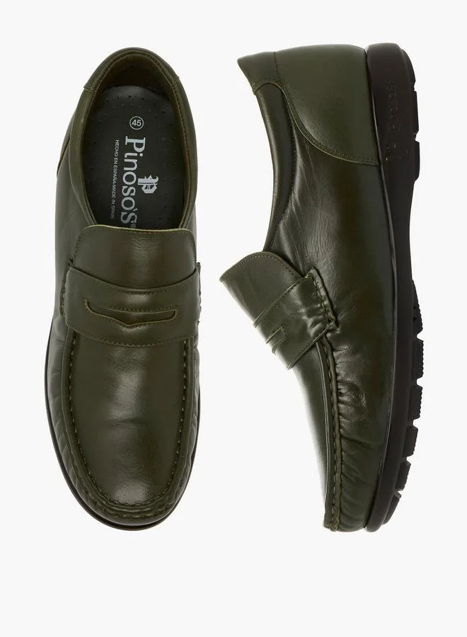 بينوسوس Men Genuine Leather Slip-On Loafers