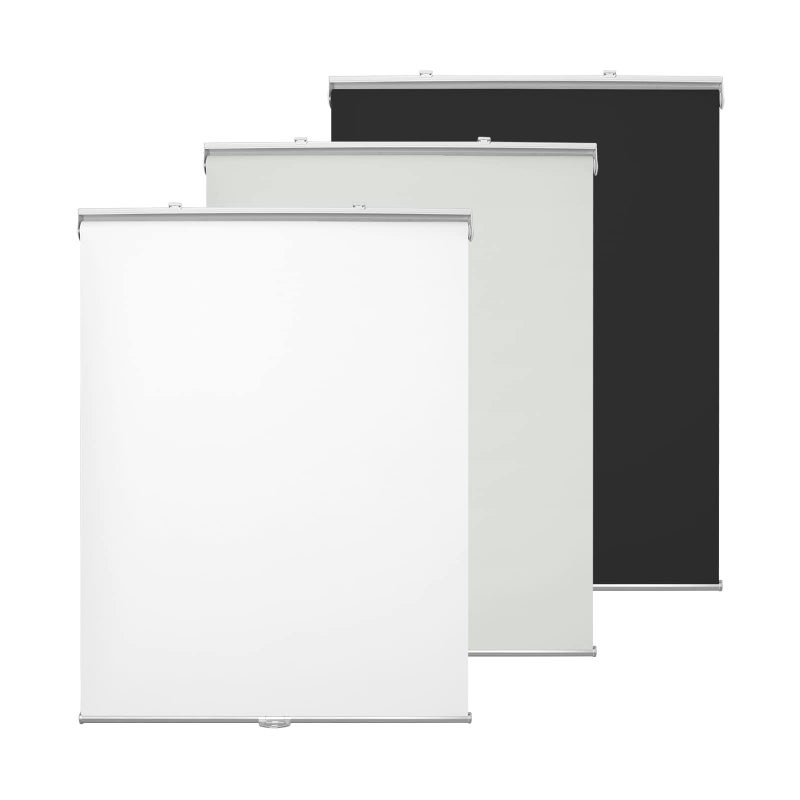 ALLBRIGHT Cordless 100 Blackout Roller Window Shades Wireless Window Blinds with Spring Systerm Thermal Insulated UV Protection Waterproof Fabric Blinds for Home and Office Black  36 W x 72 H