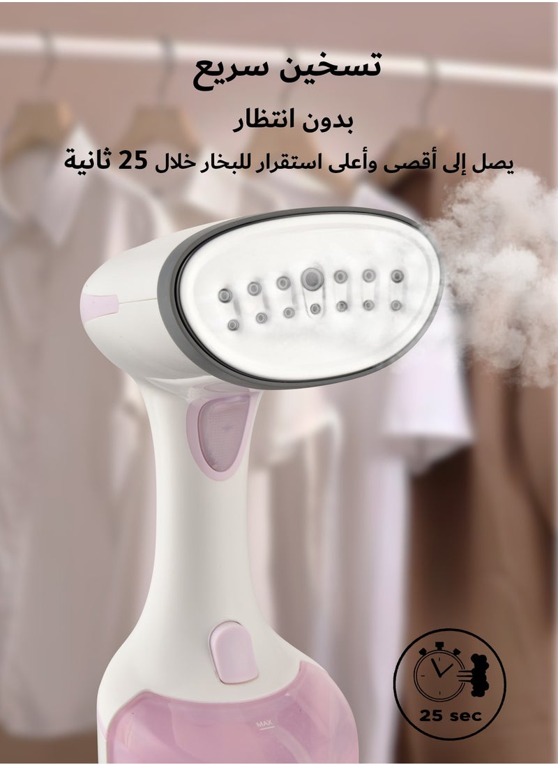 Portable Steam Iron with 30g/min Strong Steam, 25s Fast Heating, Perfect Handheld Garment Steamer for Home and Travel - pzsku/Z784D7294A6B3240487DDZ/45/_/1732870784/e9fb65a5-b472-4cad-82a5-dad10205ba58