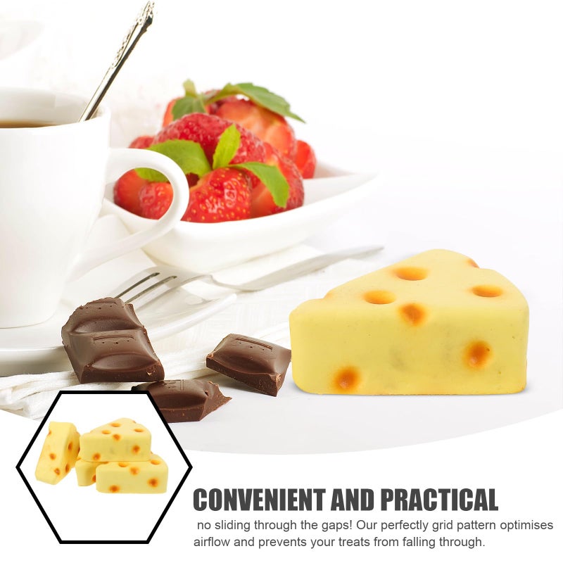 Realistic Fake Cheese Props 4PCS Simulation Triangle Food Model For Display Photography - Image 4