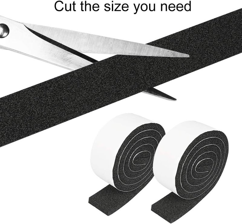 YIJUHOU 2 Rolls Window Insulation Open Cell Foam Seal Tape,2 Inch W 1/2 Inch T High Resilience Weather Stripping for Doors Window,Total 10FT - Image 5